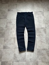 Gucci By Tom Ford Woomen's 2015 Trousers Dark Blue Slim Fit Rider Pants Sz 48