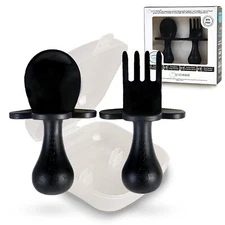New Grabease Self Feed Baby Baby Spoon Fork Toddler Utensils