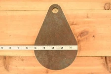 1/2" AR500 Steel Shooting Target 5" Teardrop