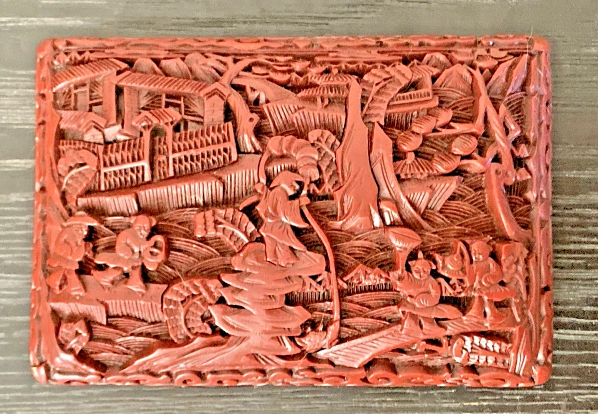 中国 骨董 水注 Las mejores ofertas en Rojo 1850-1899 cajas antiguas de China | eBay