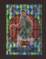 Auction #15 2020-21 Mosaic Stained Glass #9 Luka Doncic Mavericks SSP CASE HIT