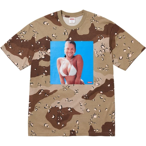 T shirt camouflage pépites de chocolat SUPREME Aphex Twin Windowlicker SS25 taille XL