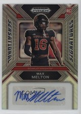 2024 Panini Prizm Draft Picks Sensational Signatures Silver Max Melton Auto 15ik