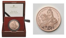 * Charles III 2026 gold proof £5 Victoria 125th Anniversary
