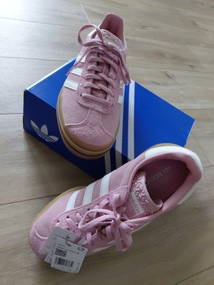 adidas Gazelle Bold W Damen Sneaker low rosa weiss mauve / off white Gr. 38
