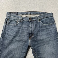 Levis 559 Jeans Mens 38x32 Blue Denim Faded Cotton Stretch Loose Fit Casual