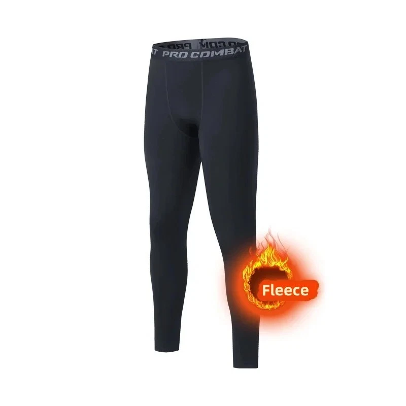 Invierno Hombres Ropa Interior Térmica Polar Compresión Pantalones Cálidos Leggings Caliente Gimnasio Regalo Foto 4 de 4
