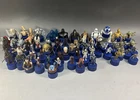 Japan Vtg Pepsi Star Wars Episode II III Bottle Cap Top Mini Figure Set Lot 65