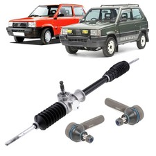 Kit Sterzo Completo 2 Teste Sterzo + Scatola Sterzo Fiat Panda 141 4x2 4x4 - Miniatura 1