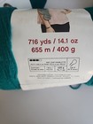 2 Full Skeins And 1 Started, Never Enough 14.01 Oz Teal Acrylic Yarn 716 Yards — photo 6