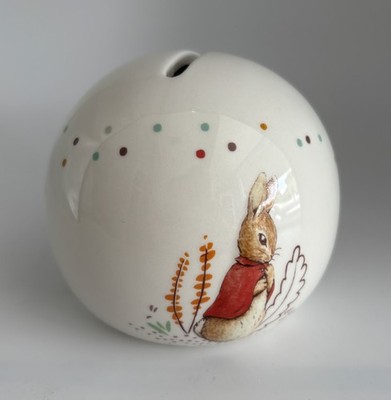 Beatrix Potter Flopsy Hase Neu Baby Spardose Kugel A32394 Box Geschenk 