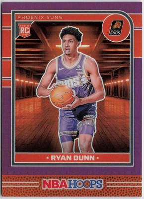 2024-25 Hoops #258 Ryan Dunn Premium Prizms Purple #/249 RC Rookie