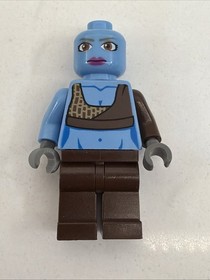 Lego Star Wars Aayla Secura Large Eyes SW0284 Minifigure Jedi With Light Saber 