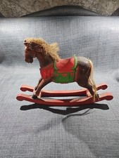 Wooden Toy/Decorative Rocking Carved, Primitive