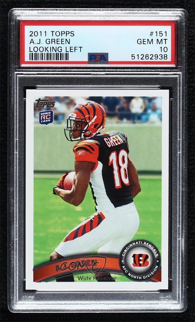 2011 Topps TOPPS LOOKING LEFT #151 A.J. Green front