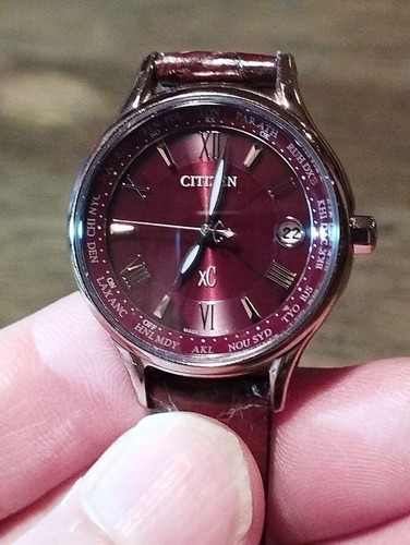 CITIZEN XC Titanium Solar Antimag Date Sapphire Glass Ladies Round B9503 - 第 5/6 張圖片