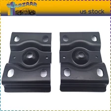 2PCS Rear Axle Spring U-Bolt Plate Bracket For 99-10 Ford F-250 F-350 Super US