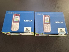 2 telefoni cellulari Nokia C1-01, argento, SIM-lock Vodafone, nuovi
