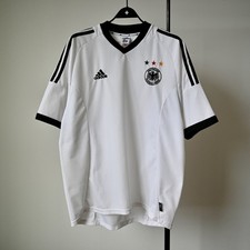 Vintage 2002 Adidas GERMANY national team home soccer jersey, made in UK, L