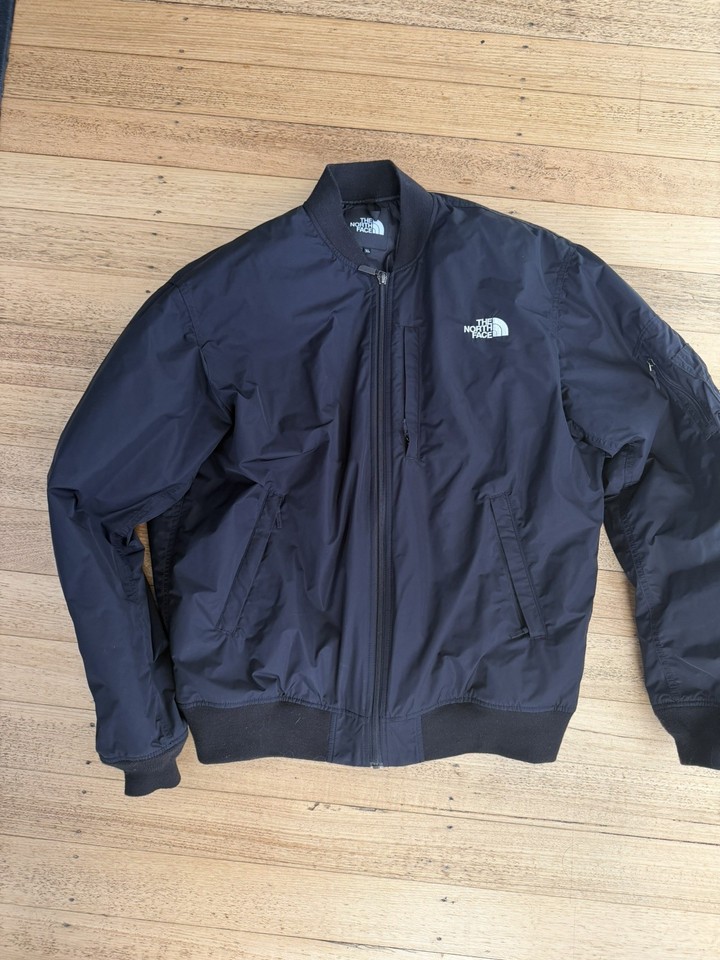 The North Face Bomber Jacket XL Japan Pre-owned Black