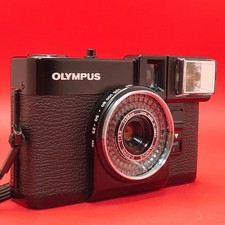All Works "Near MINT" Olympus Pen EF Black Half Frame Film Camera From JAPAN