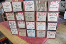 18 Antique QRS word Roll Intsrumental Player piano Dry never wet inside
