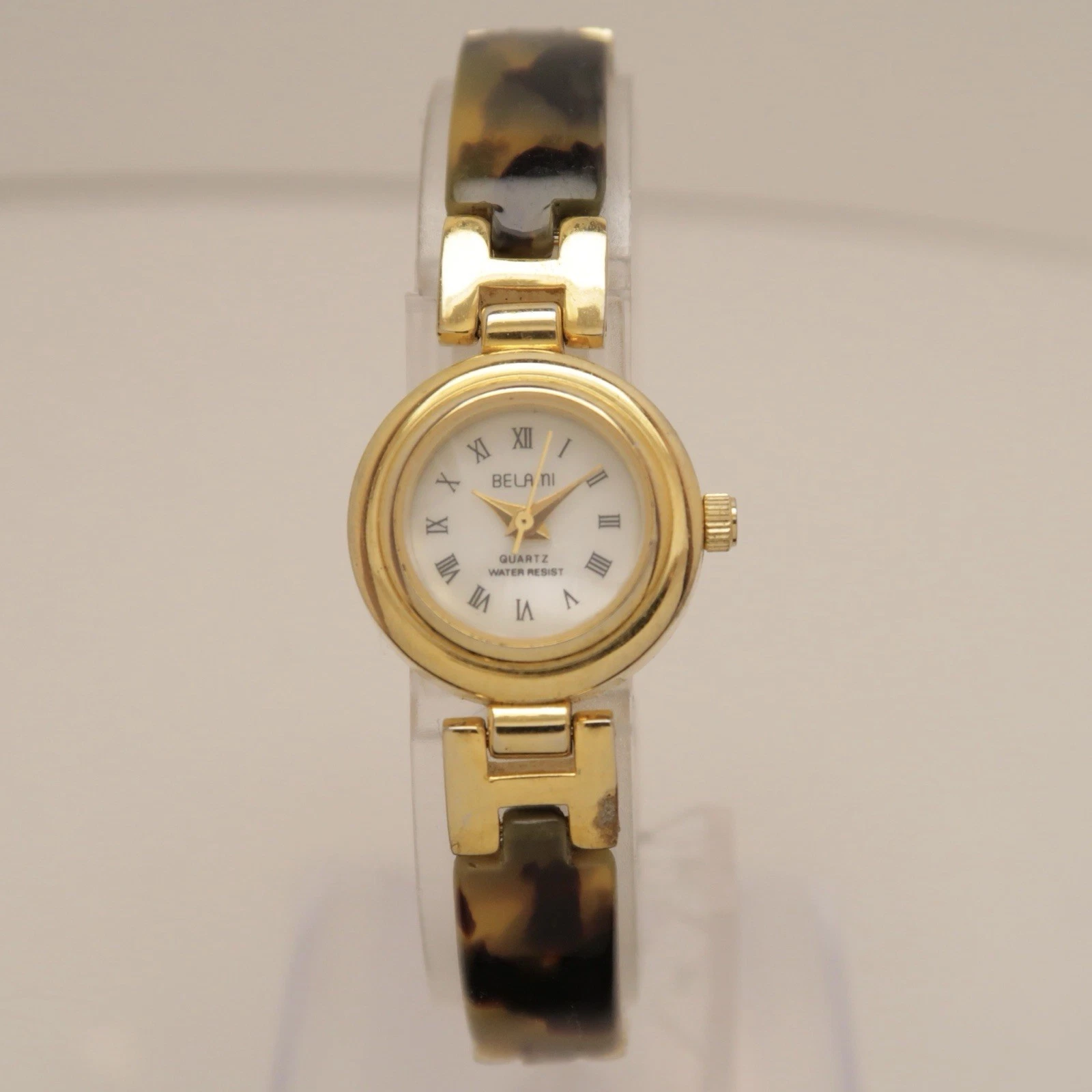 BELAMI Fashion Gold Tone Analog Quartz Women Vintage Watch W206 *WORKING