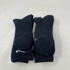 Nike Everyday Dri-FIT Cushioned Crew Training Socks 6-Pair Black/White, One Size