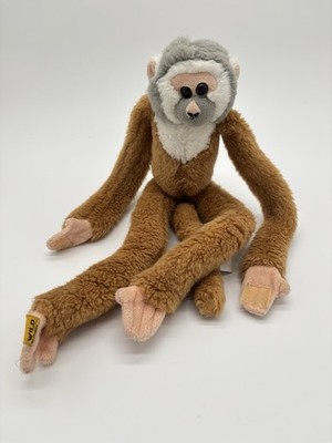 Wild Republic Squirrel Monkey Plush Hanging Stuffed Animal 16 