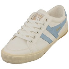 Image of Gola Stratus Womens Fashion Trainers in Off White Blue - 4 UK