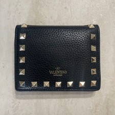 Excellent Condition    Wallet Black Valentino Leather
