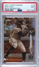 2020 Topps Chrome Sepia Refractor Isan Diaz #170 PSA 9 MINT 8d2