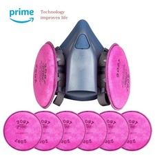 3M Half Face Respirator Mask P100 Particulate Welding Painting Dust Construction
