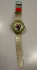 Orologio da polso subacqueo Swatch Scuba 200 "Jelly Bubbles" vintage anni '90
