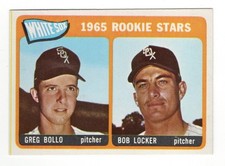 GREG BOLLO BOB LOCKER WHITE SOX #541 1965 TOPPS VINTAGE EX/NM CREASE FREE