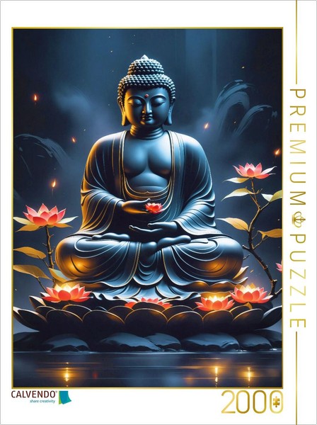 Calvendo Puzzle Buddha | 2000 Pieces, Finished Size 35.4 × 26.4 In (90 × 67 Cm)-image