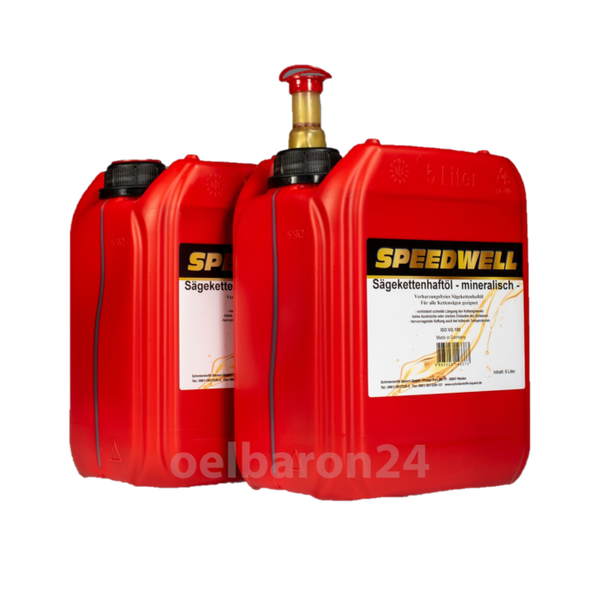 Speedwell 2 X 5 Liter SäGekettenöL KettenöL HaftöL 10 SäGekettenhaftöL-image