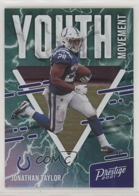 2021 Panini Prestige Youth Movement Xtra Points Green /199 Jonathan Taylor 07sy