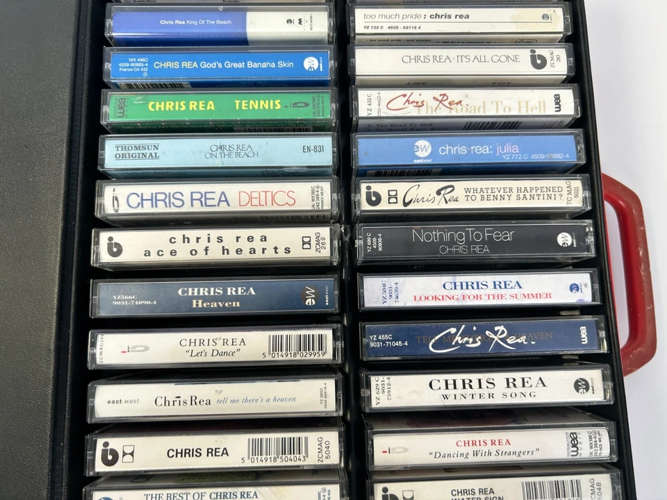 Chris Rea x32 Cassette Tape Bundle + Carry Case - Изображение 4 из 4