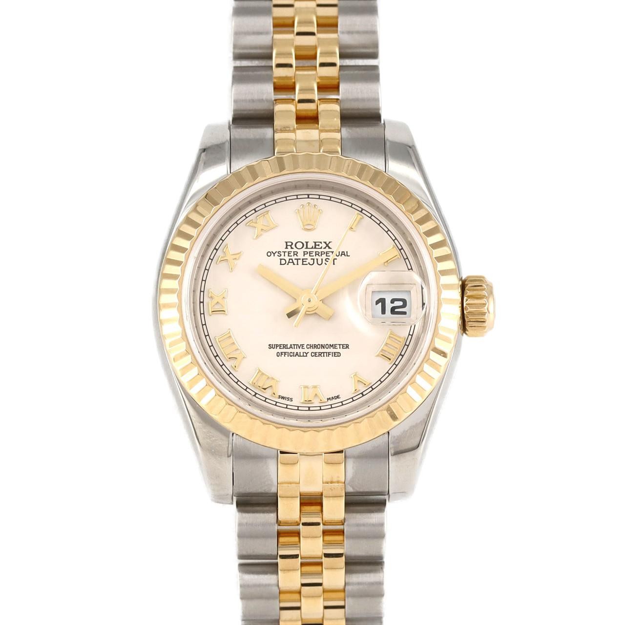 Authentic Rolex Datejust 179173 SS Yellow Gold Automatic D Serial 27000