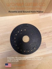 Acoustic Guitar Rosette Maker Router Base | Luthier Tool | Made in USA | Updated
