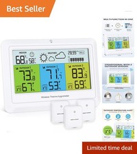 Real-Time Weather Monitoring: 3 Sensor Wireless Station with Alerts & Backlight