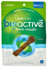 Medium Fruitables BioActive Fresh Mouth Dental Chews, 10 count VET1C