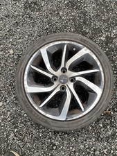 CITROEN DS3 17 INCH DIAMOND CUT ALLOY WHEEL RIM& TYRE 9805895877 GENUINE