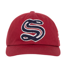 Stussy Mid-Depth Chenille S Snapback Wine / 100% Authentic