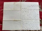 1864 Civil War letter: Deserter executed while sitting on his own coffin!