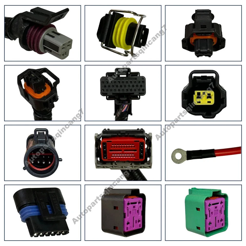 发动机线束 4C3Z12B637AA 适用于 9-23-03 2004 F-250 F350 Super Duty 6.0 — 第 4/4 张图片