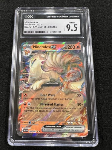 Ninetales ex graded CGC 9.5 for sale on eBay