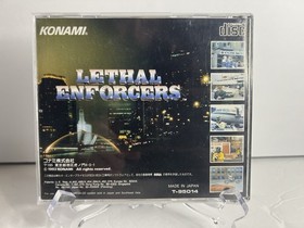 LETHAL ENFORCERS Sega Mega CD Drive MCD  - Complete with Case Inserts and Manual