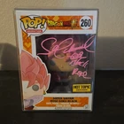 Funko Pop! Animation Goku Black #260 Hot Topic Exclusive Signed by Sean Schemmel